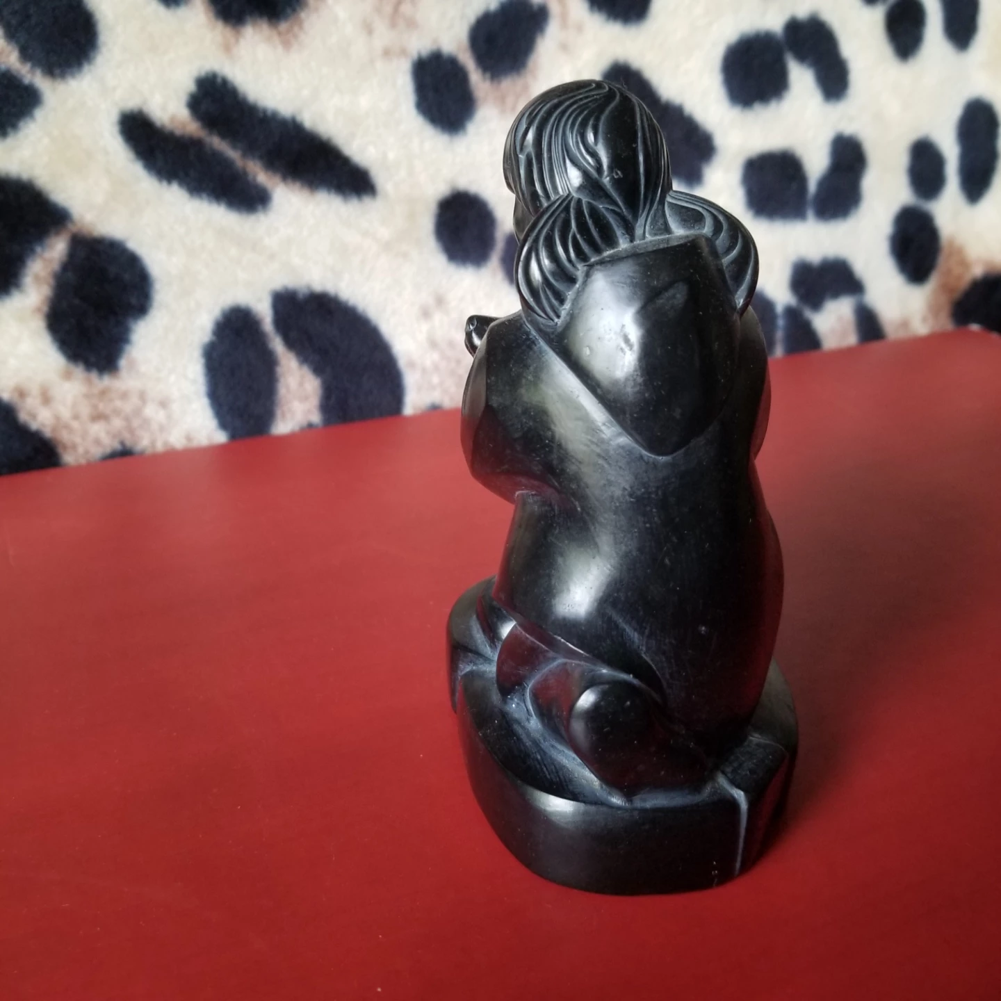 Inuit Soapstone Sculpture 3"×3 1/2"× 5 1/2"high - photo 5