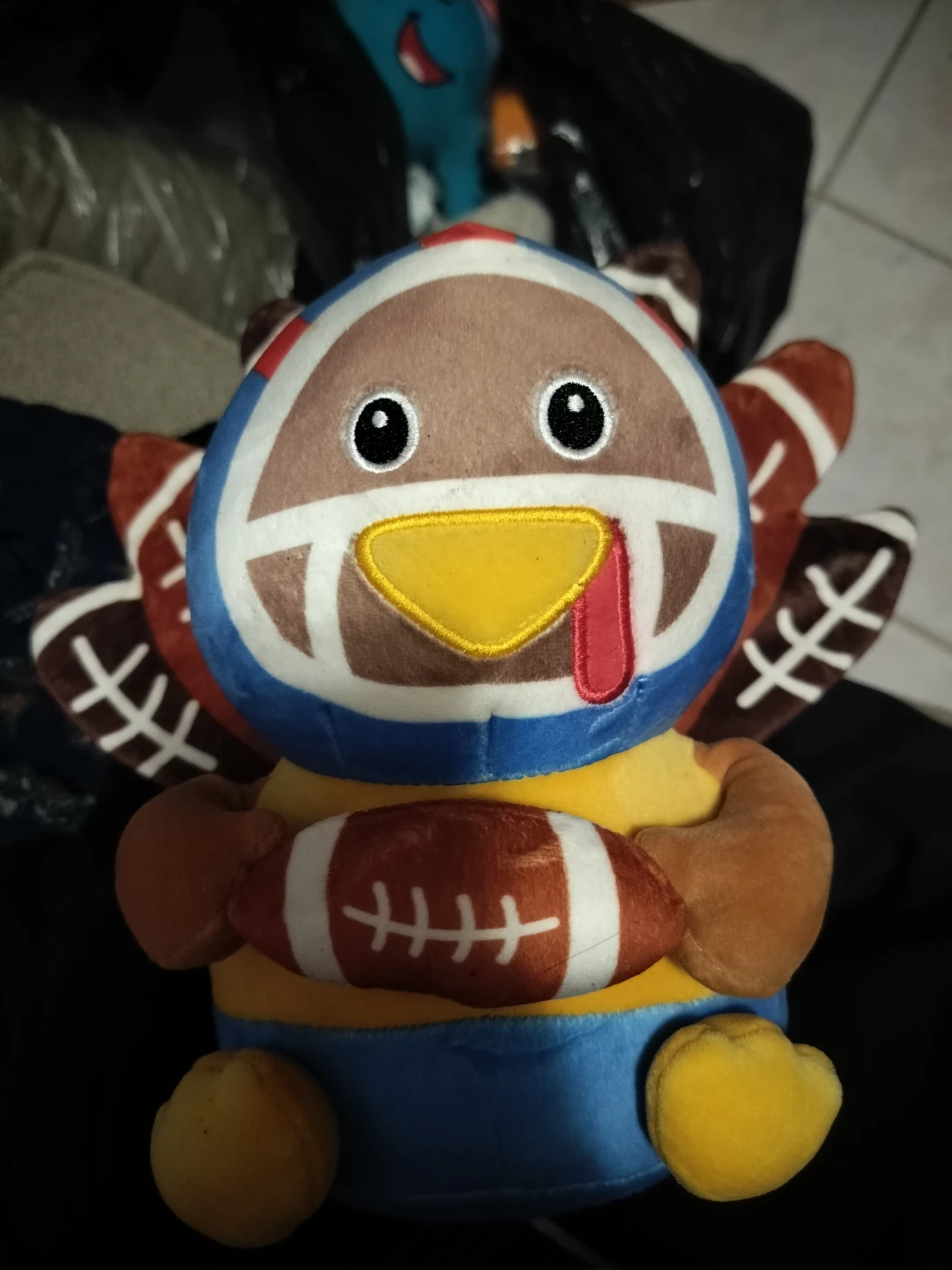 🏈 Football Turkey Plush Toy
