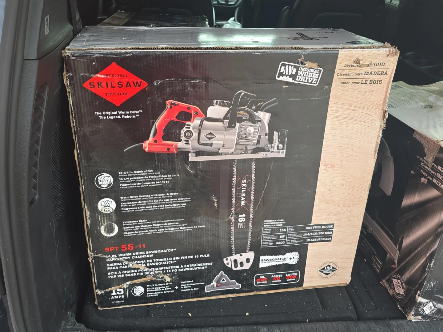 SKILSAW SPT 55-11 Worm Drive Carpentry Chainsaw - photo 4