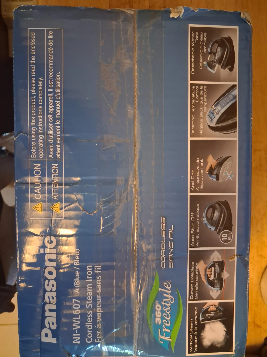 Panasonic 360 Freestyle Cordless Steam Iron NI-WL607 - photo 2