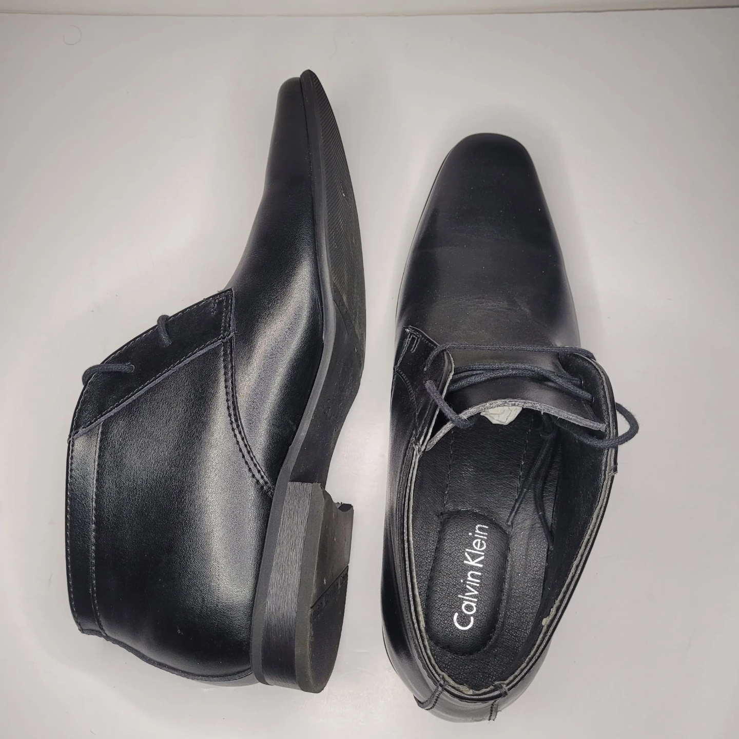 Calvin Klein Men's Black Dress Boots size 8 - photo 5