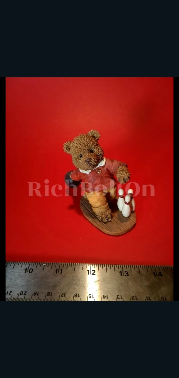 Set of 5 Collectible Teddy Bear Figurines - photo 5