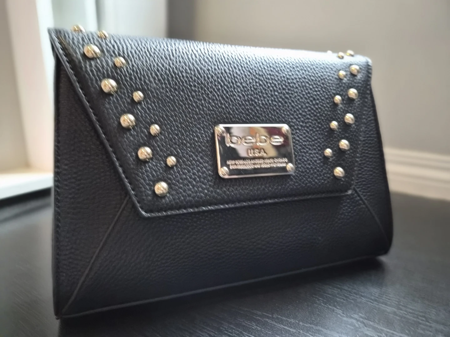 bebe studded clutch/purse - photo 3