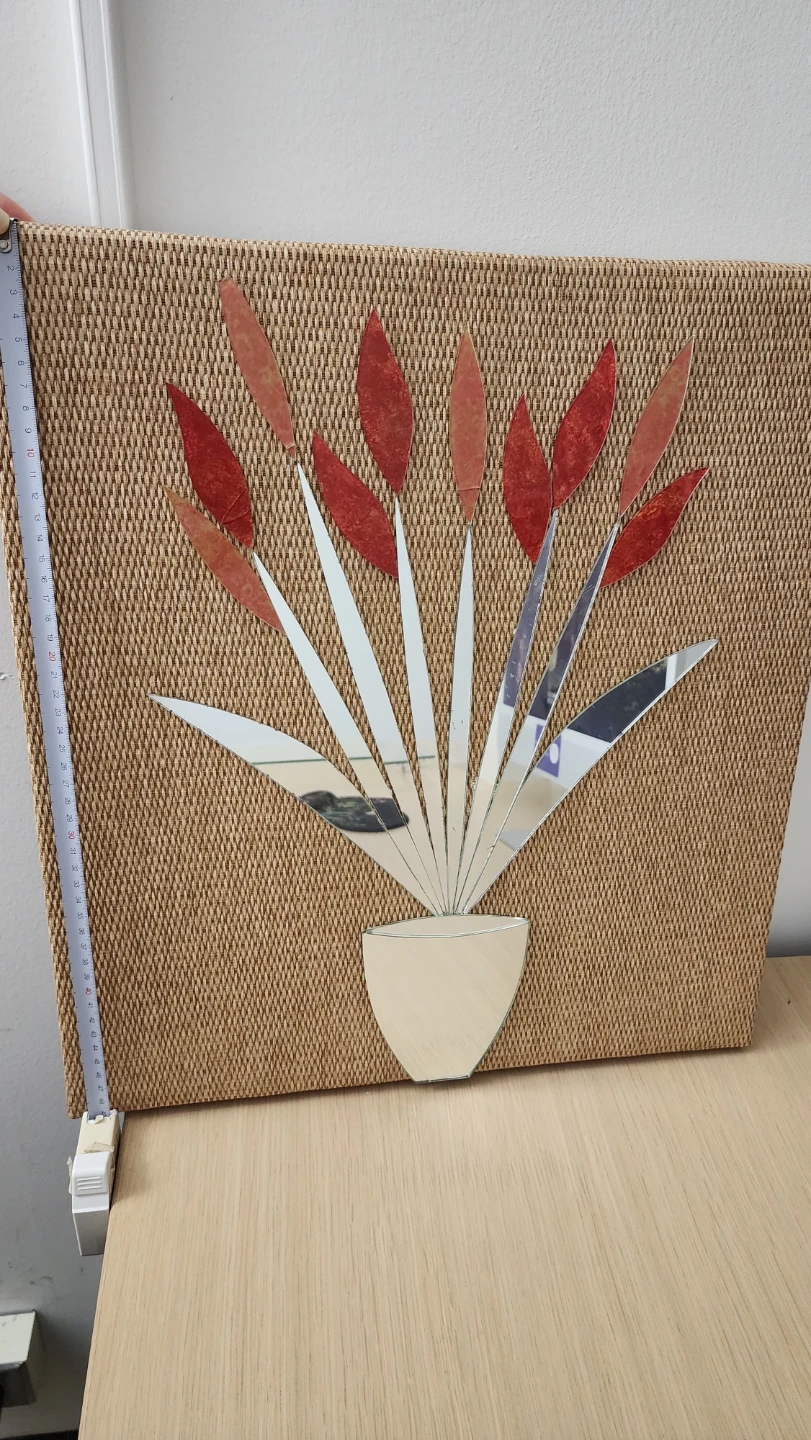 Decorative Mirror Floral Wall Art - photo 2
