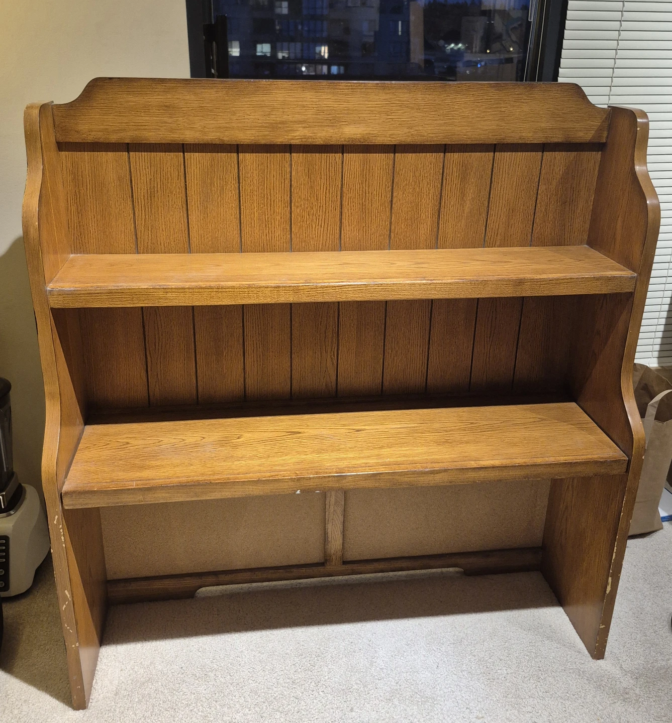 Wooden Display Shelf Unit - photo 3