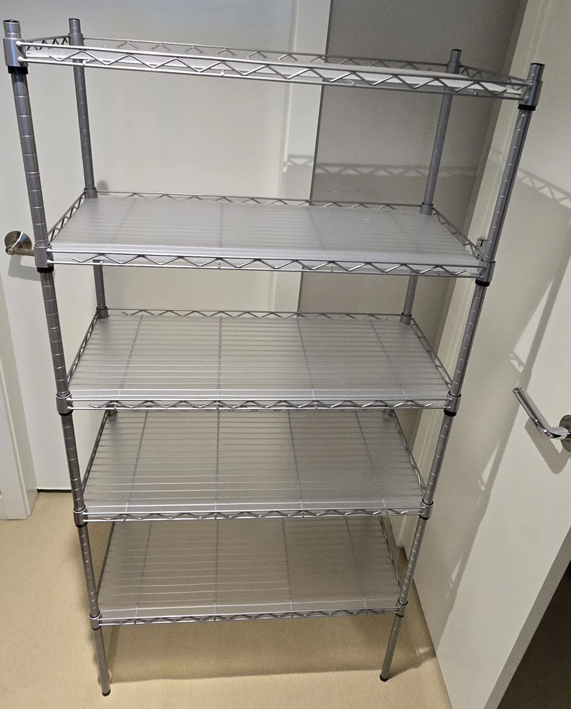 5-Tier Wire Shelving Unit - photo 2