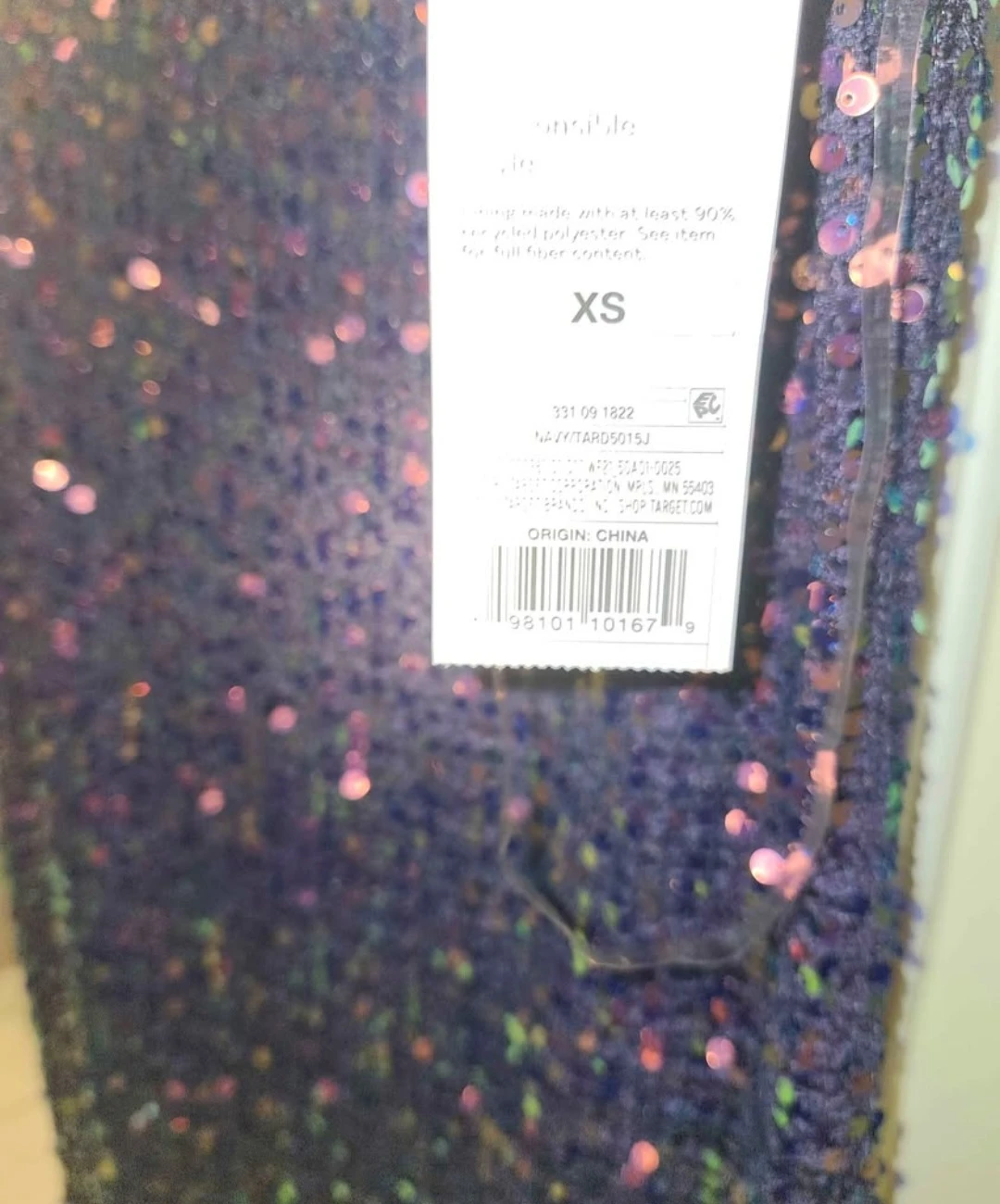 Wild Fable Sequin Dress Navy XS - photo 3