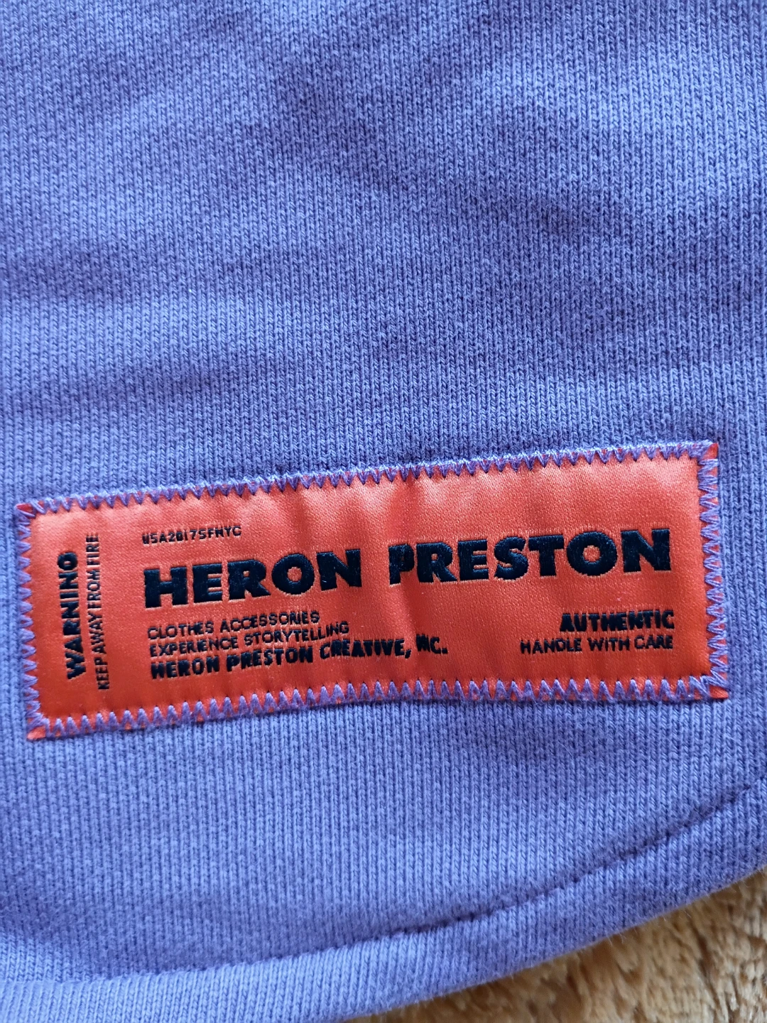 Heron Preston Purple Shorts - photo 2