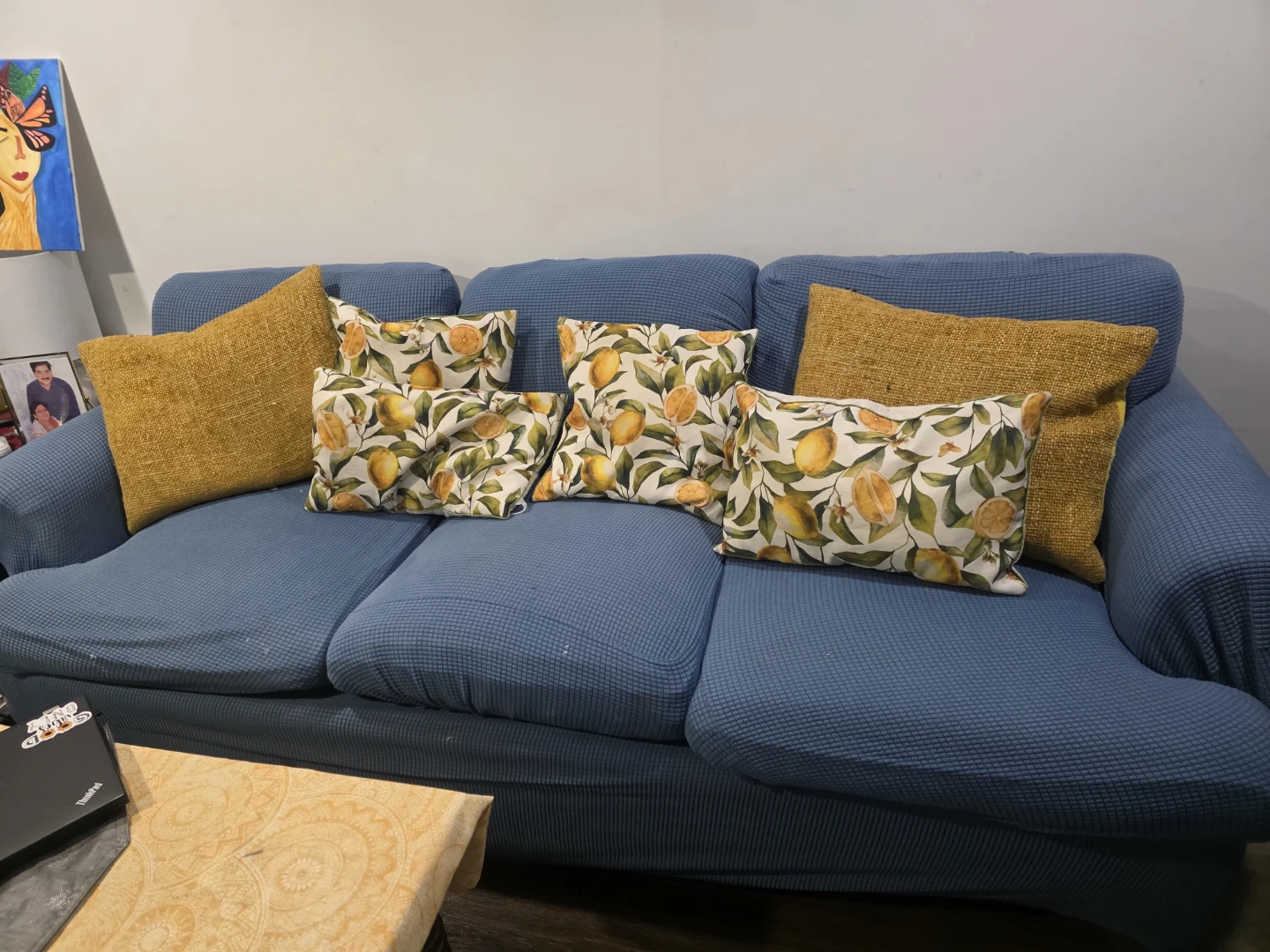 Blue Down Feather Sofa – Comfortable & Stylish - photo 5