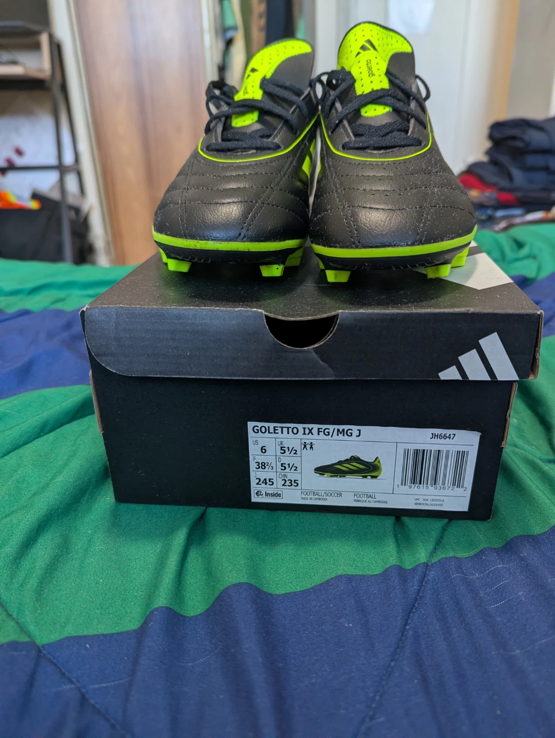 Adidas Goletto IX FG/MG J Football Soccer Cleats