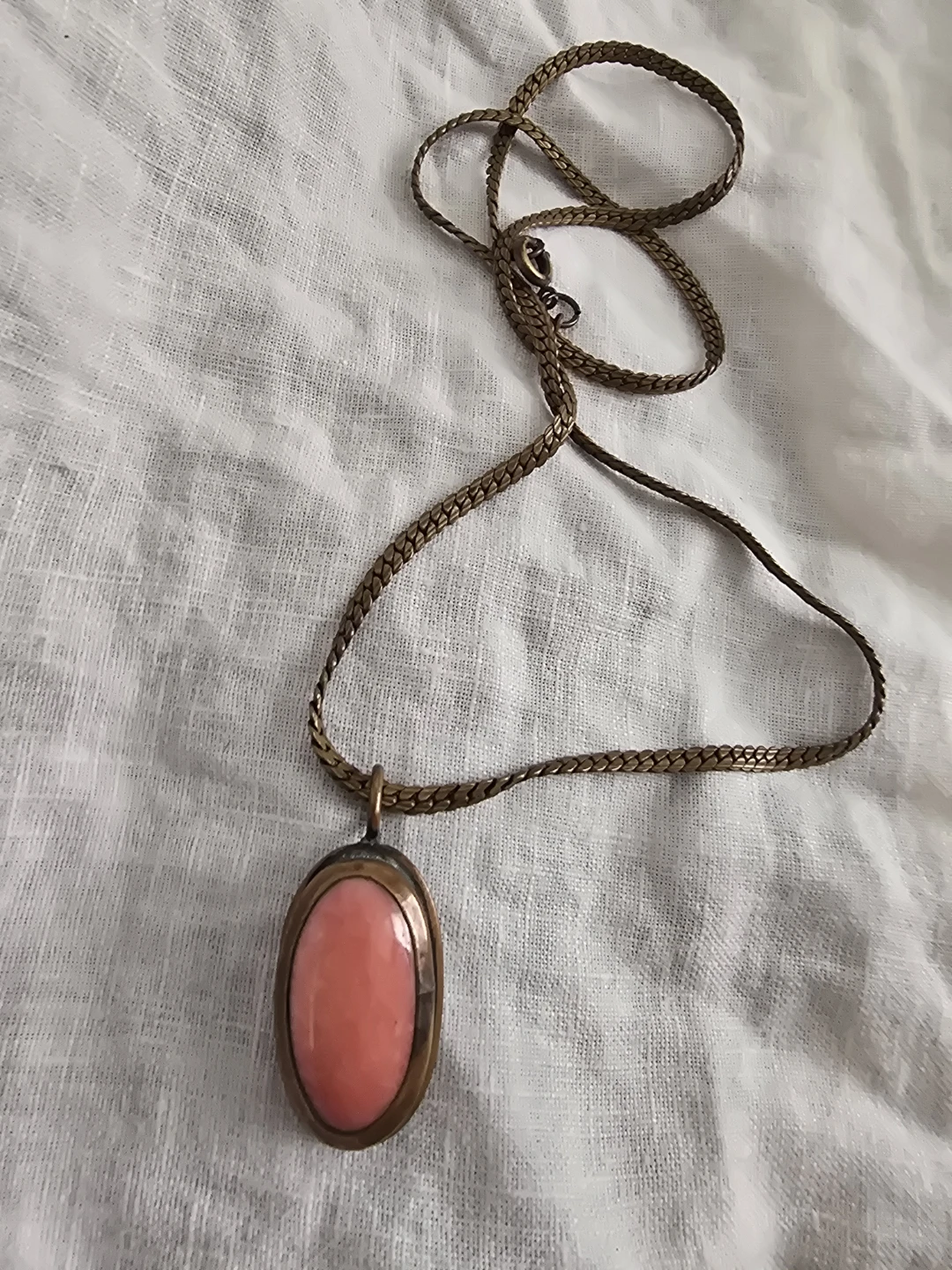🏈Vintage Rafael Alfandary Canada Oval Necklace - photo 3