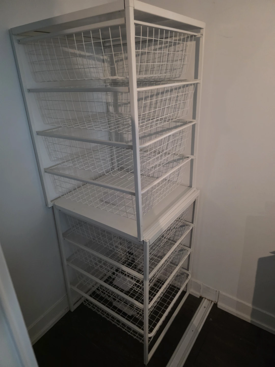 IKEA white wire drawer storage unit - photo 2