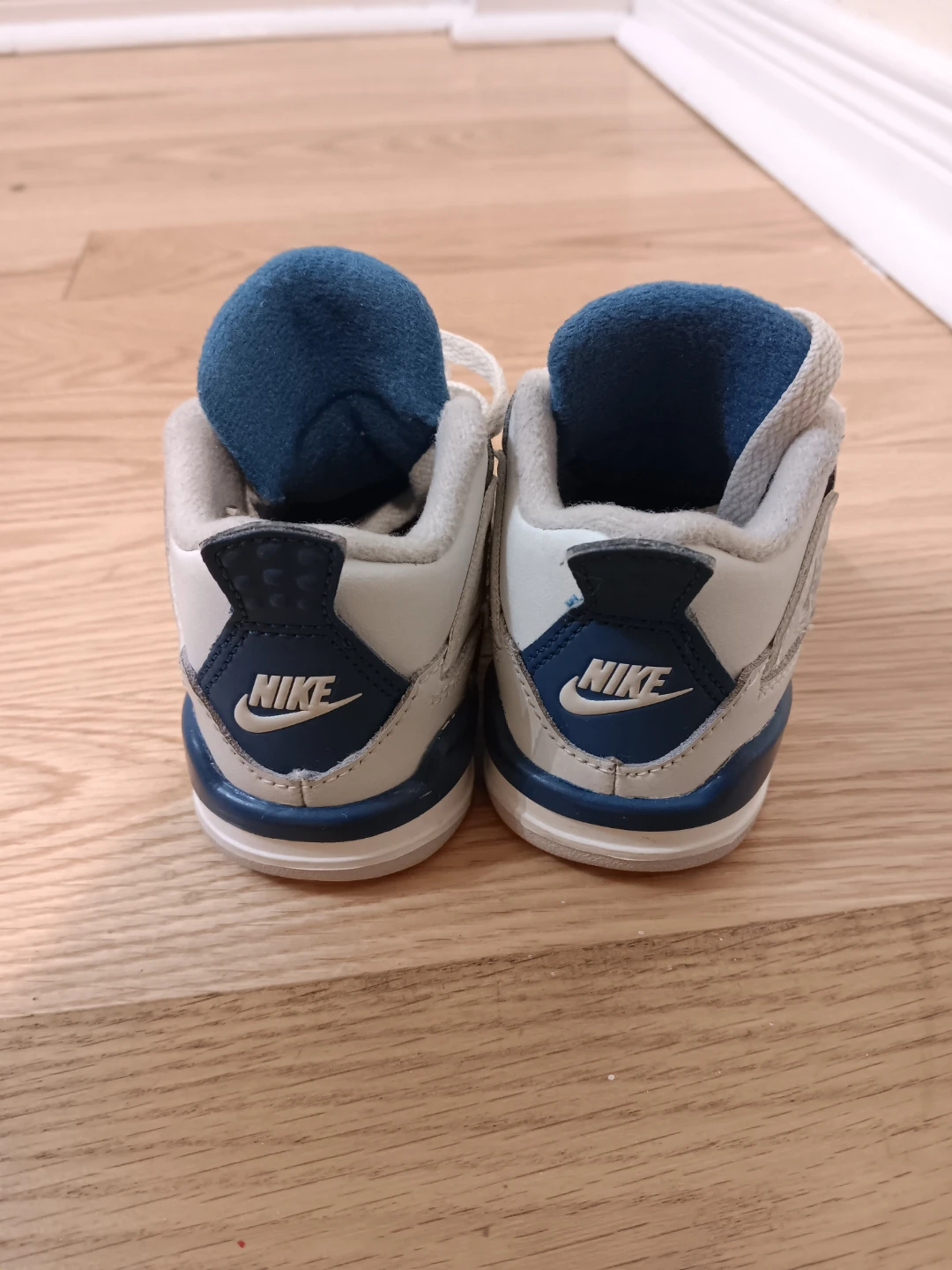 4C Nike Air Jordan 4 Retro Military Blue Toddler - photo 2