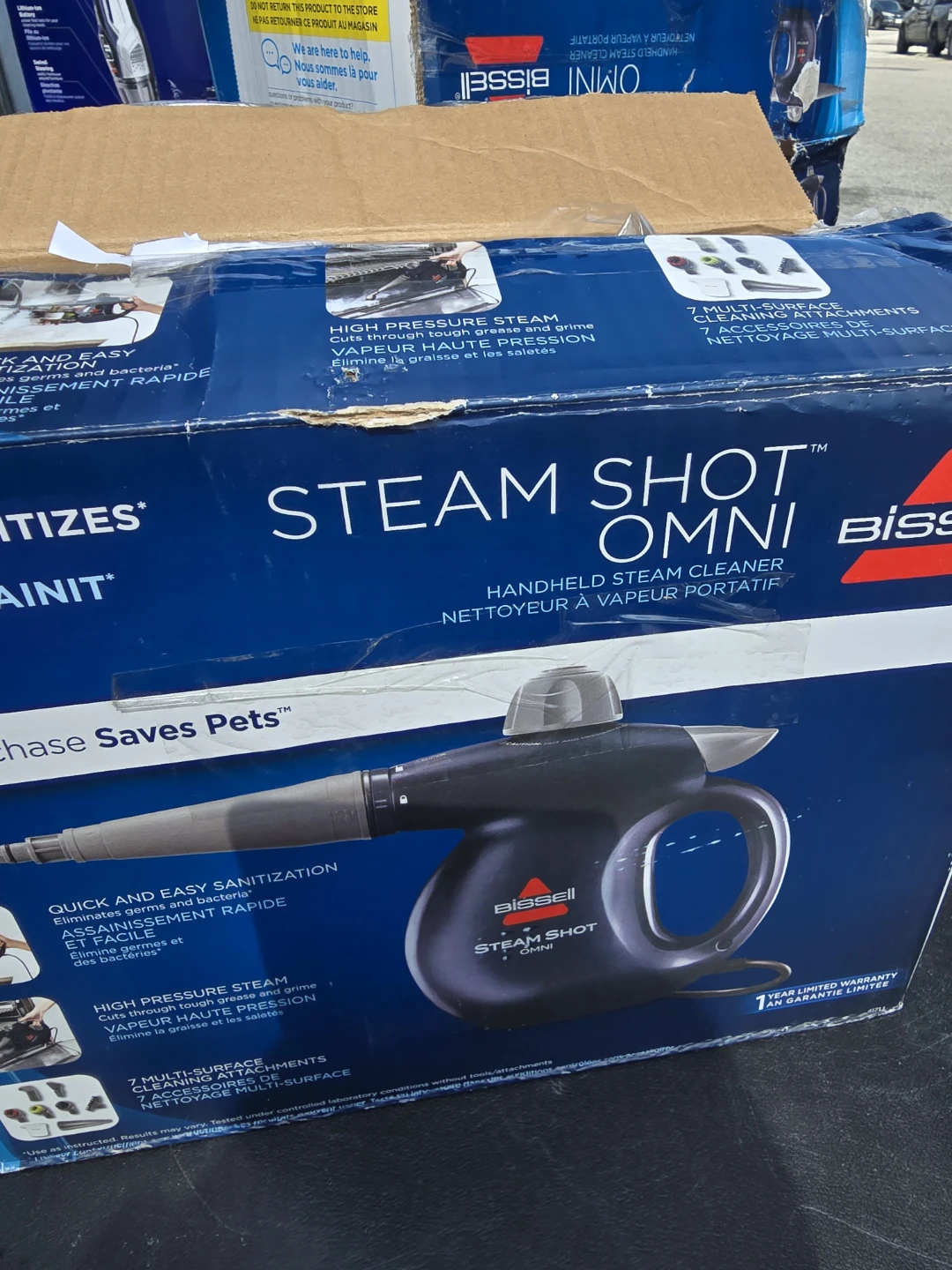 Bissell Steam Shot Omni Handheld Steam Cleaner