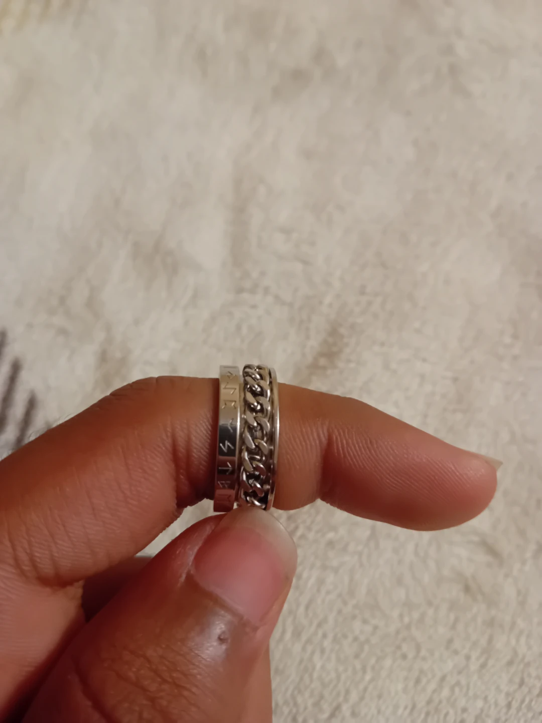 Silver-Tone Spinner Ring - photo 3