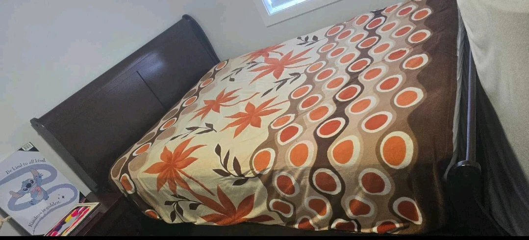 Wood Sleigh Bed Frame