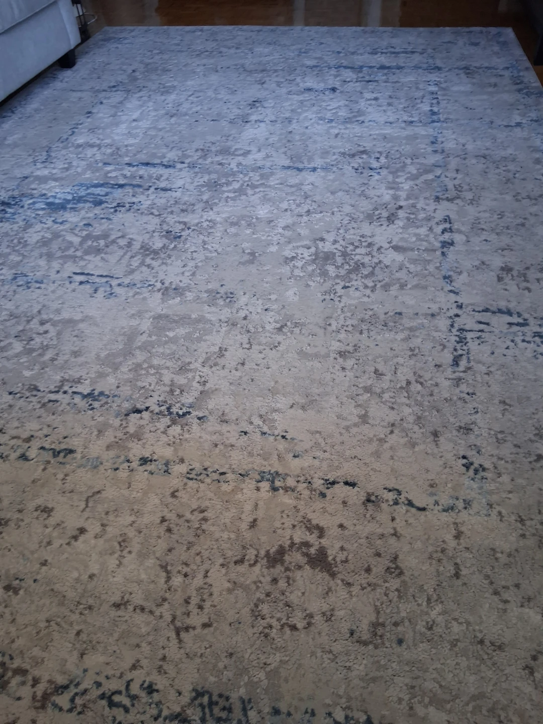 Large abstract area rug