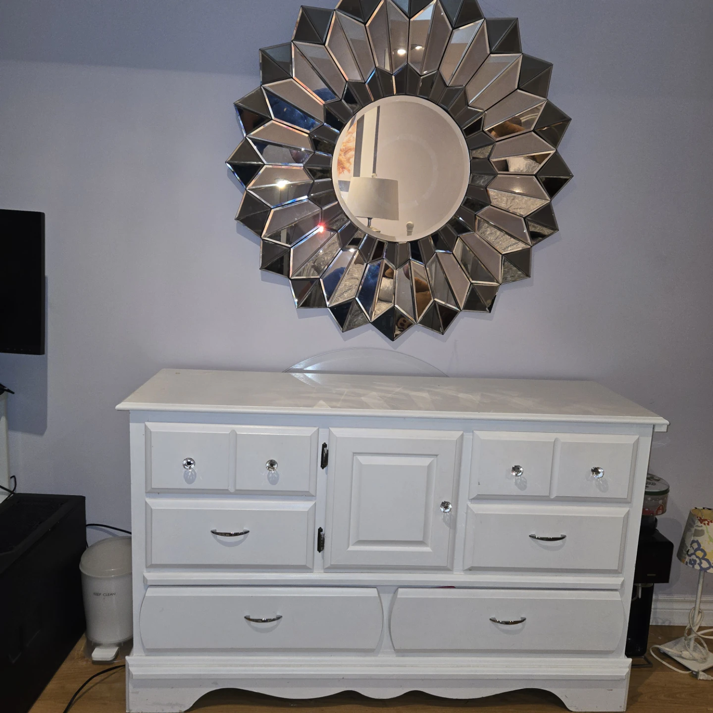 White Dresser – 53" x 16" x 33"