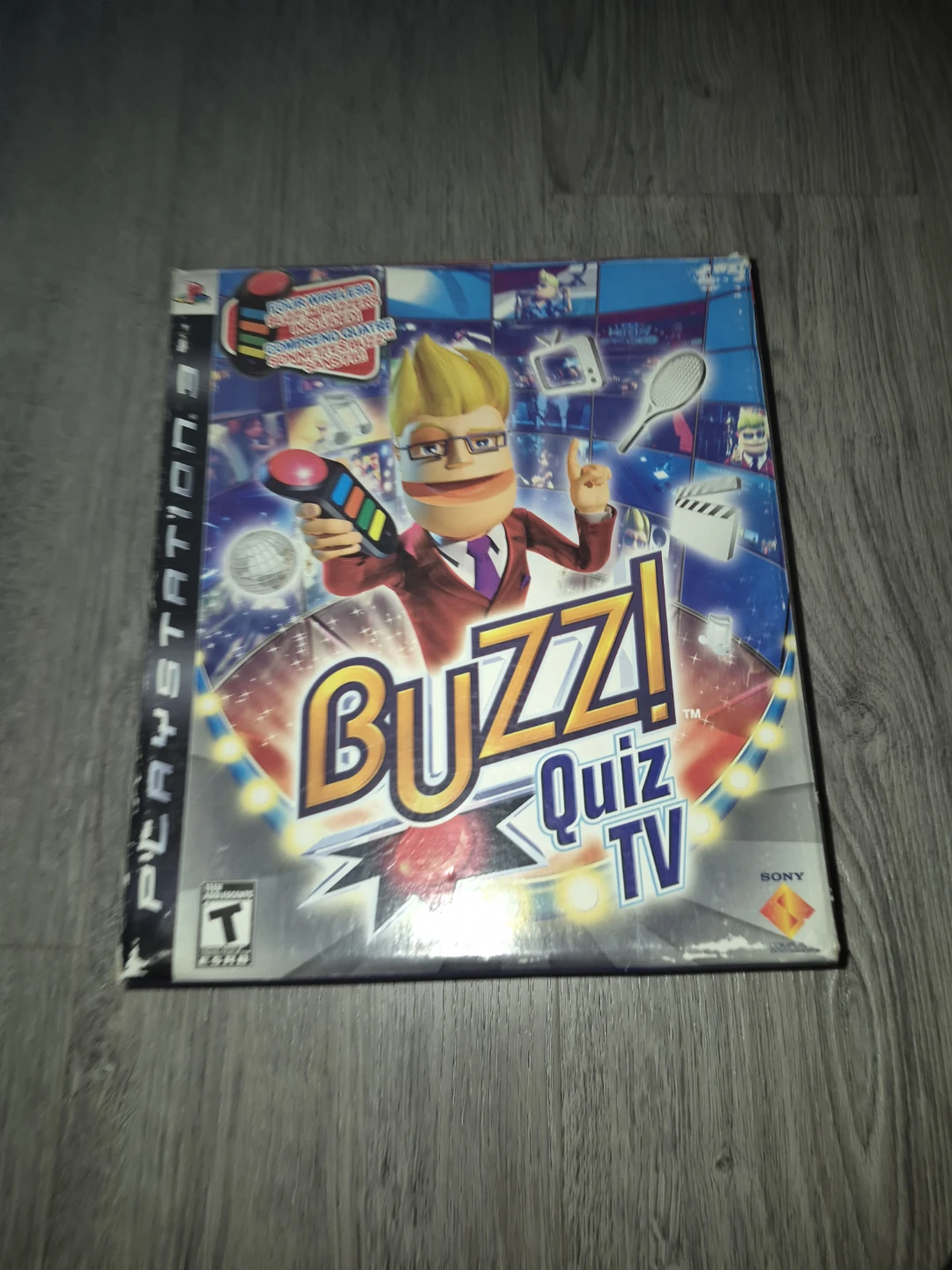 Buzz! Quiz TV for PlayStation 3 with 4 Wireless Buzzers