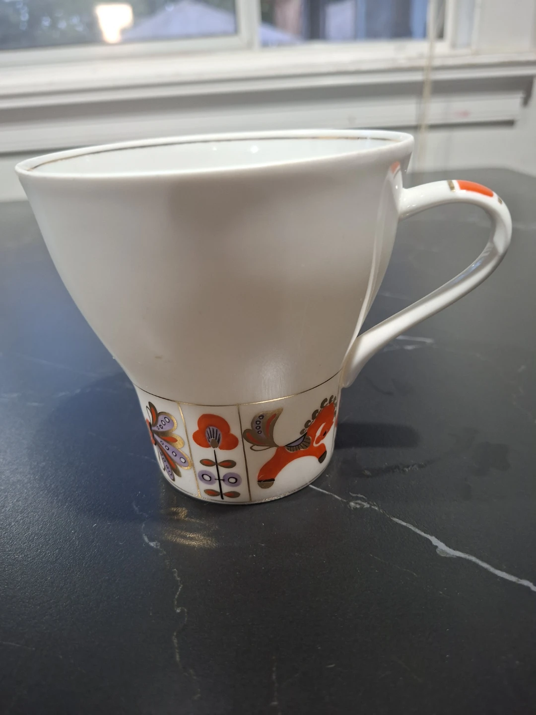 Vintage USSR Porcelain Mug