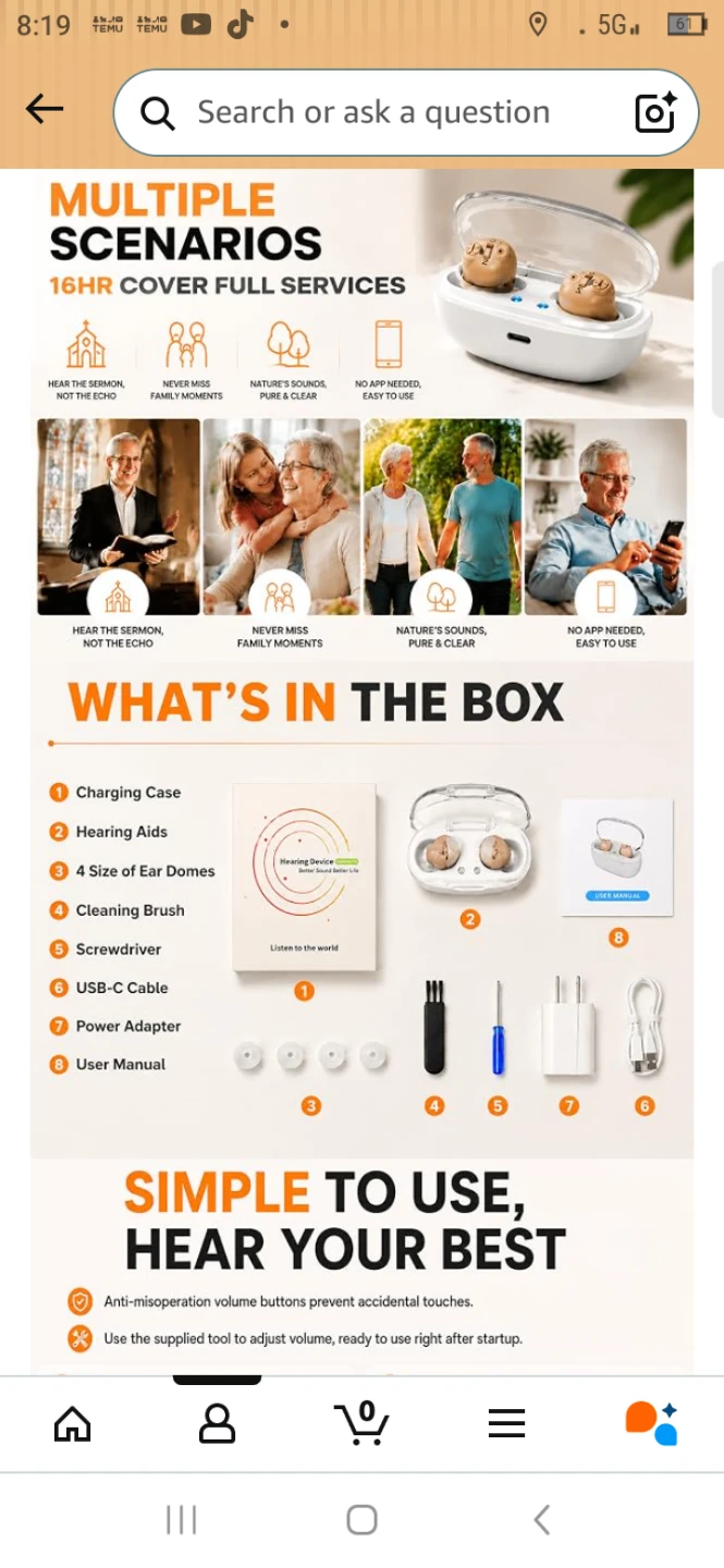 Hearing Device Set with Charging Case - photo 3