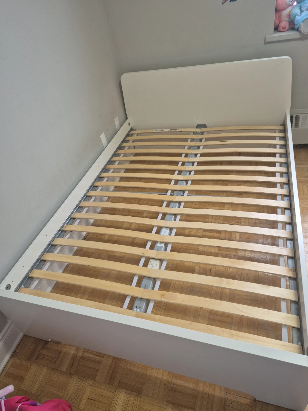 IKEA white bed frame - photo 2