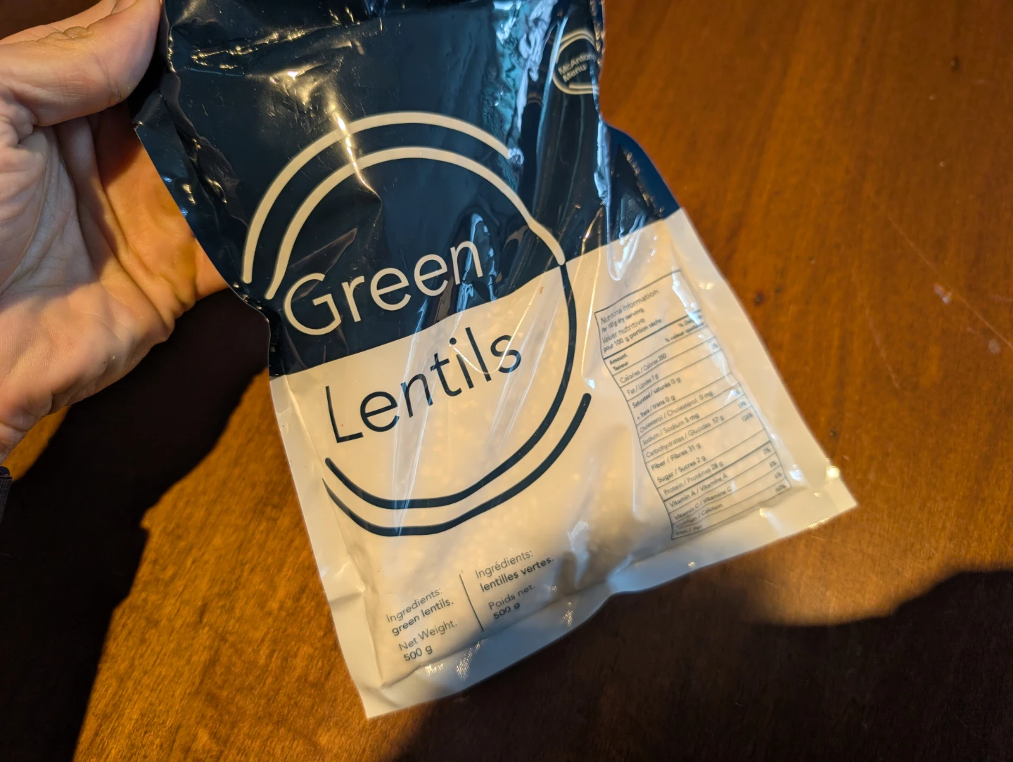 500g Bag of Green Lentils