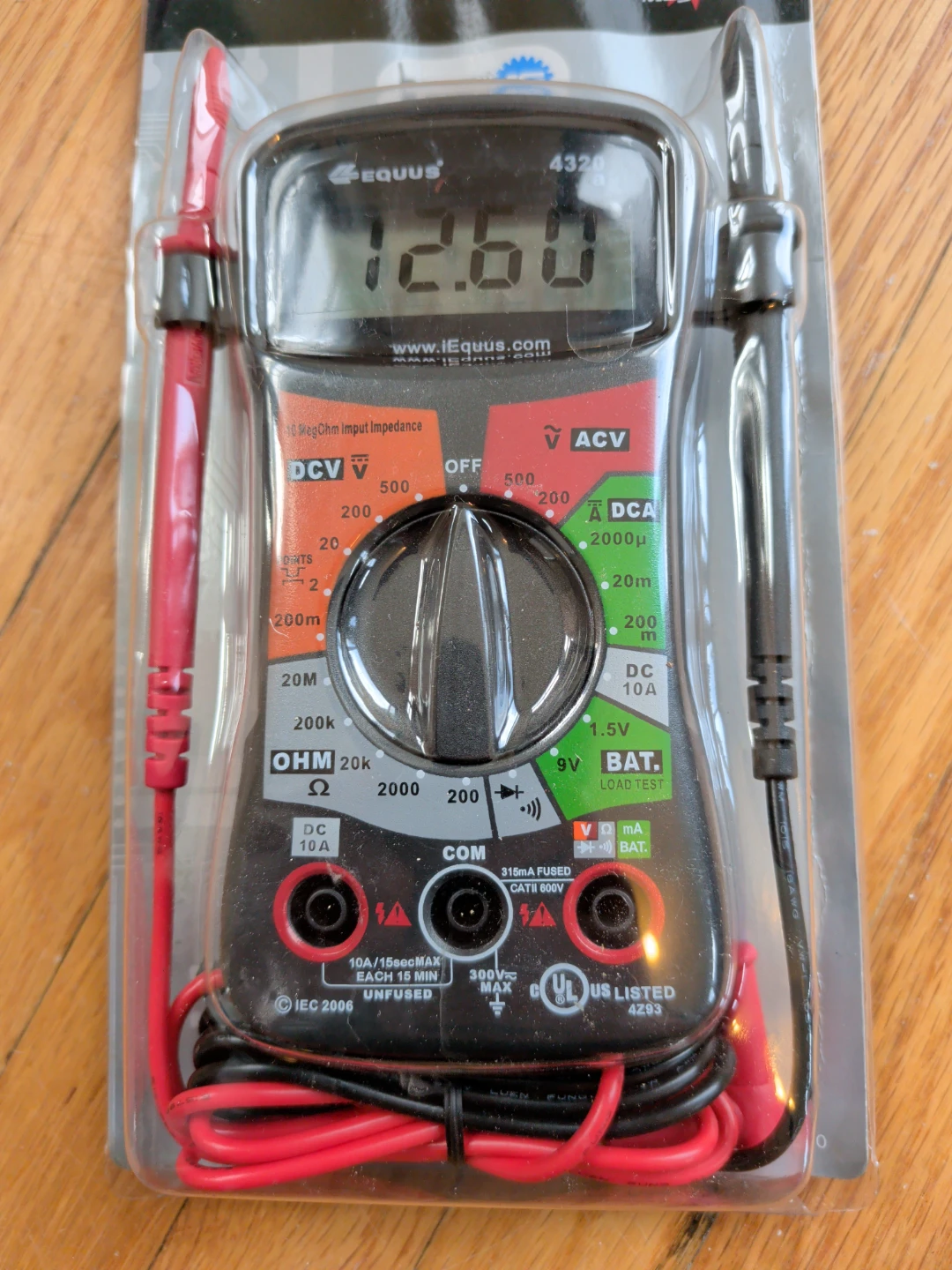 Equus 4320 Digital Multimeter - photo 3