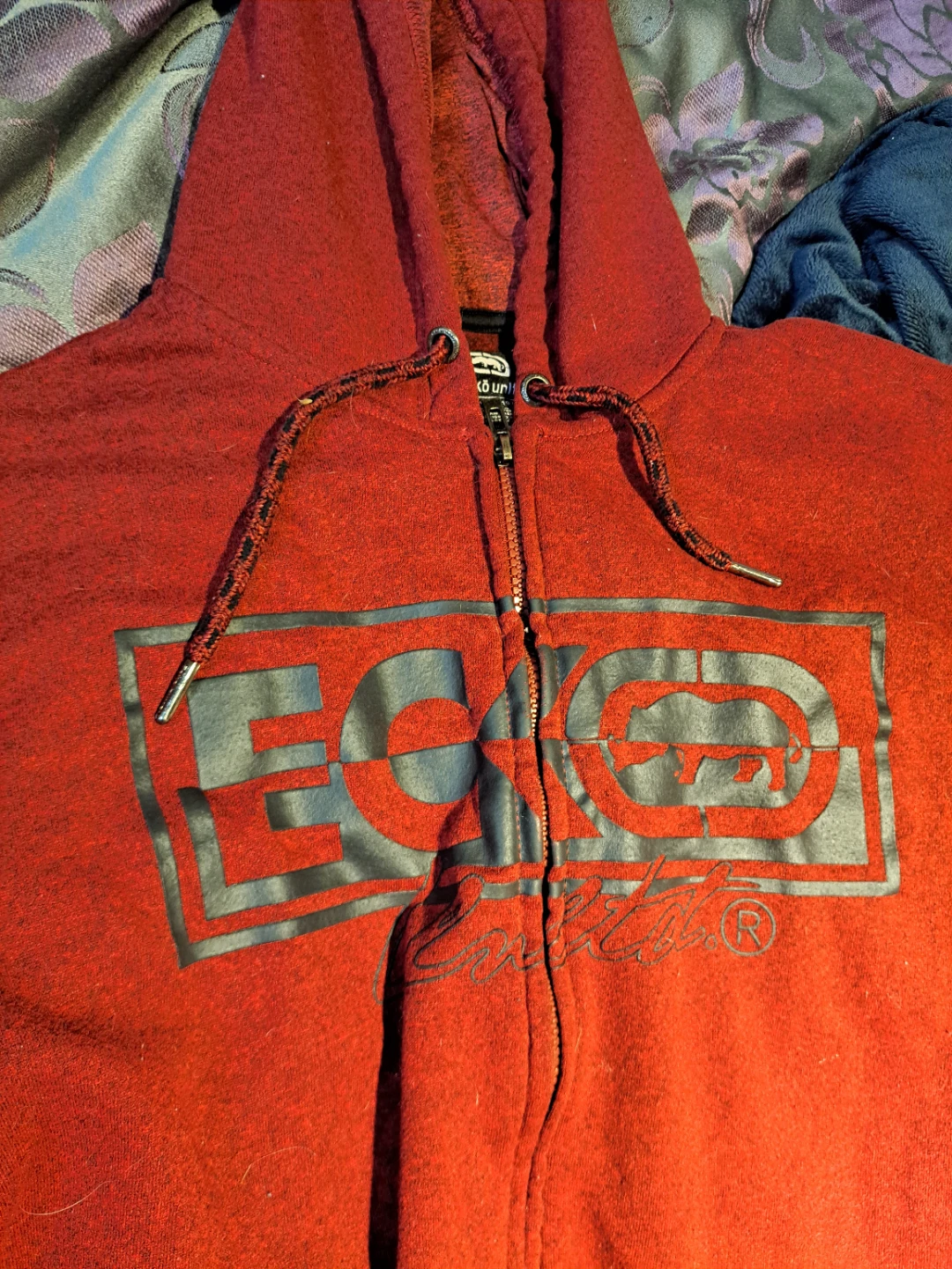 Ecko Unltd. Red Full-Zip Hoodie - photo 2
