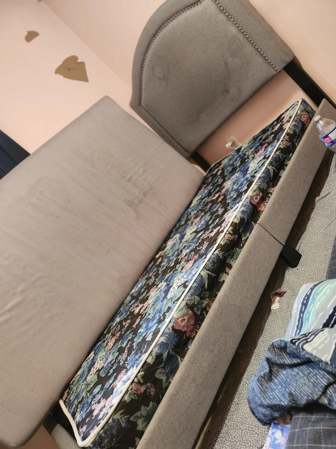 Used Floral Twin Mattress