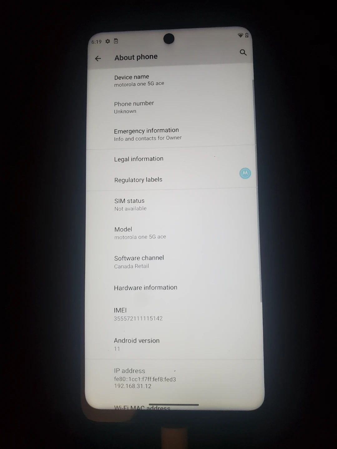 Motorola One 5G Ace - photo 5