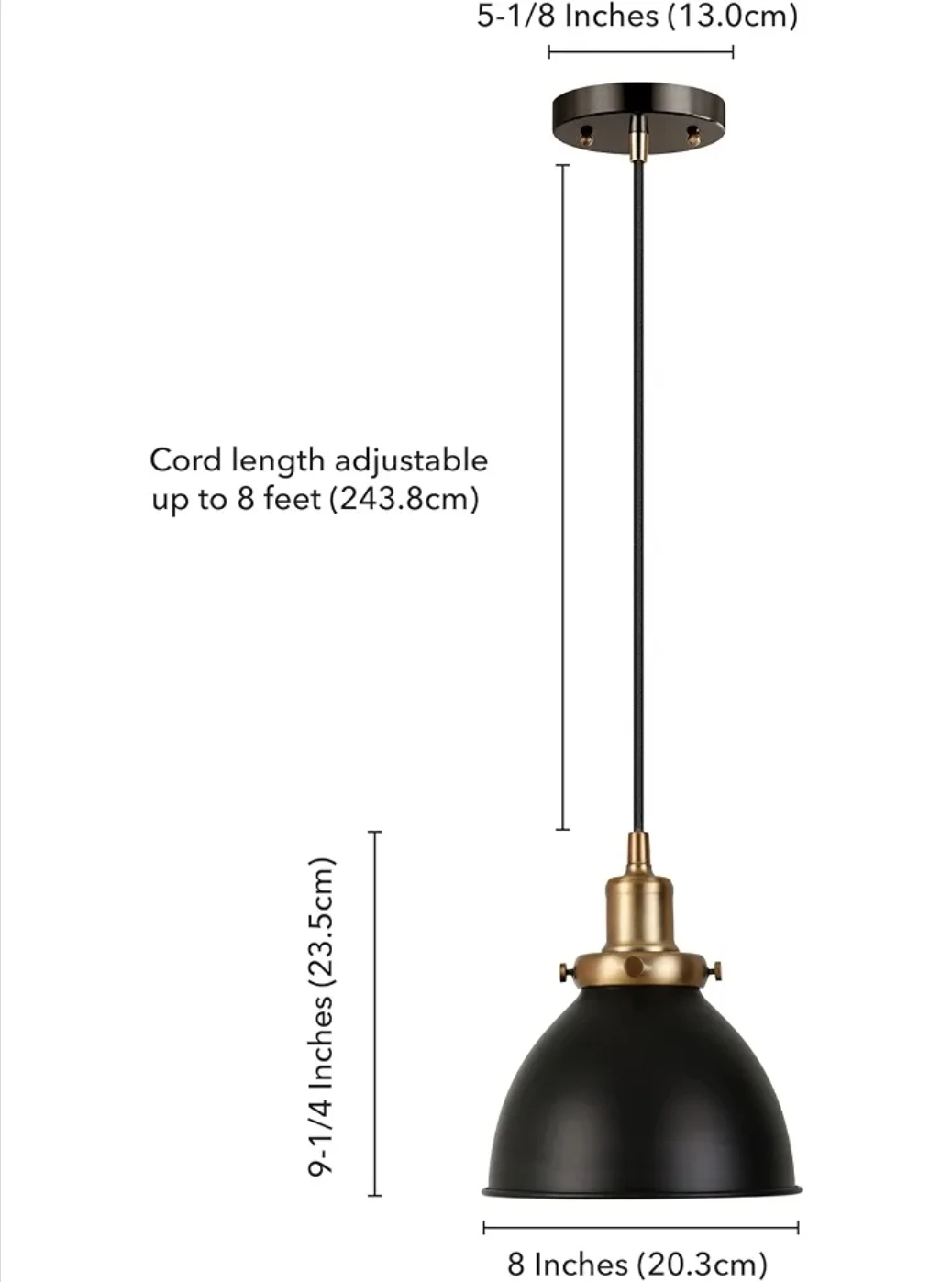8" Pendant Light - photo 4