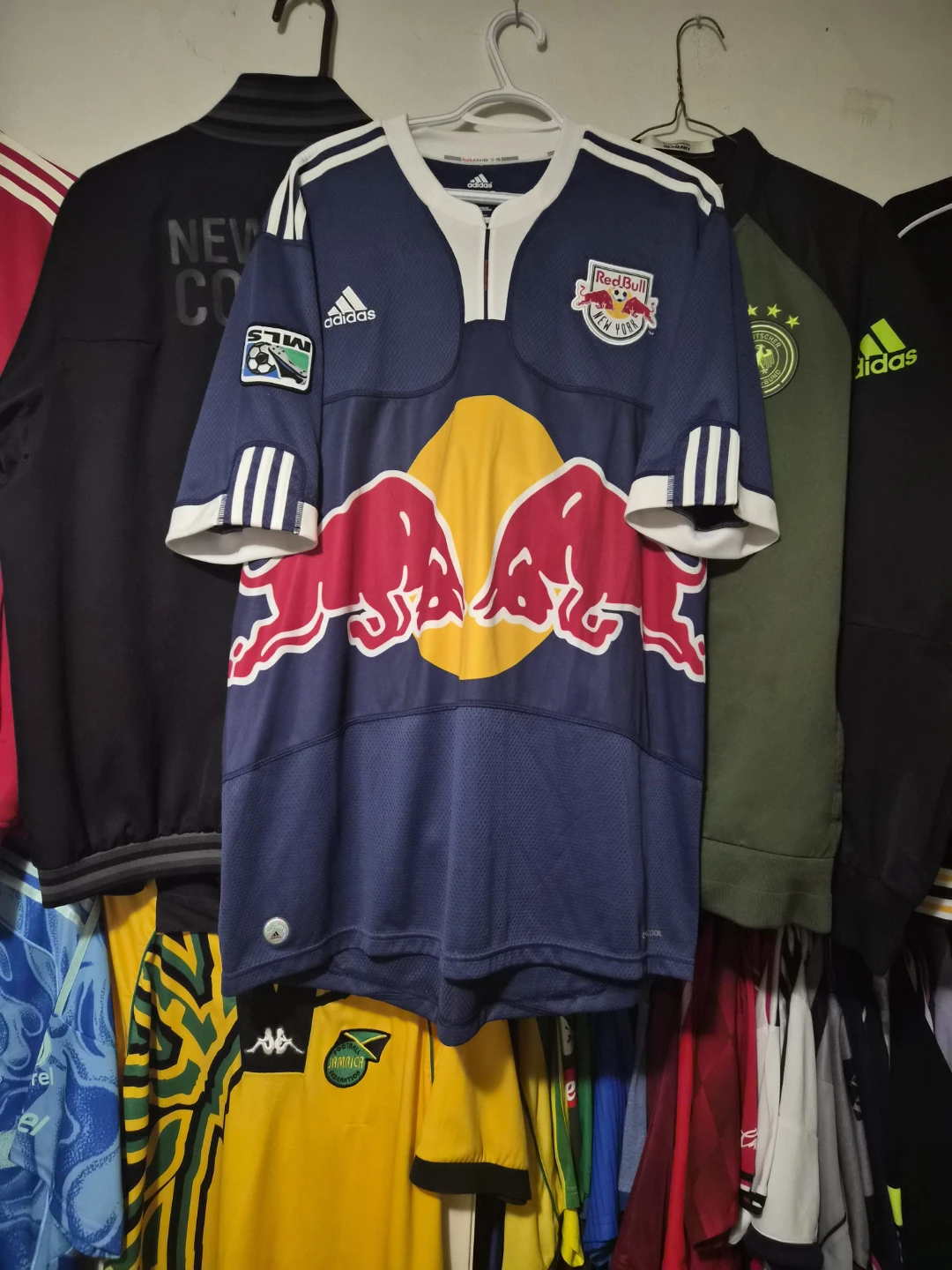 Adidas New York Red Bulls MLS Soccer Jersey