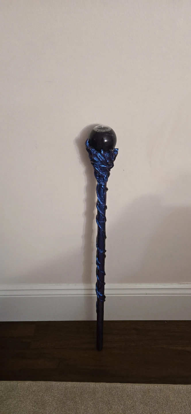 Wizard Staff Prop with Crystal Orb