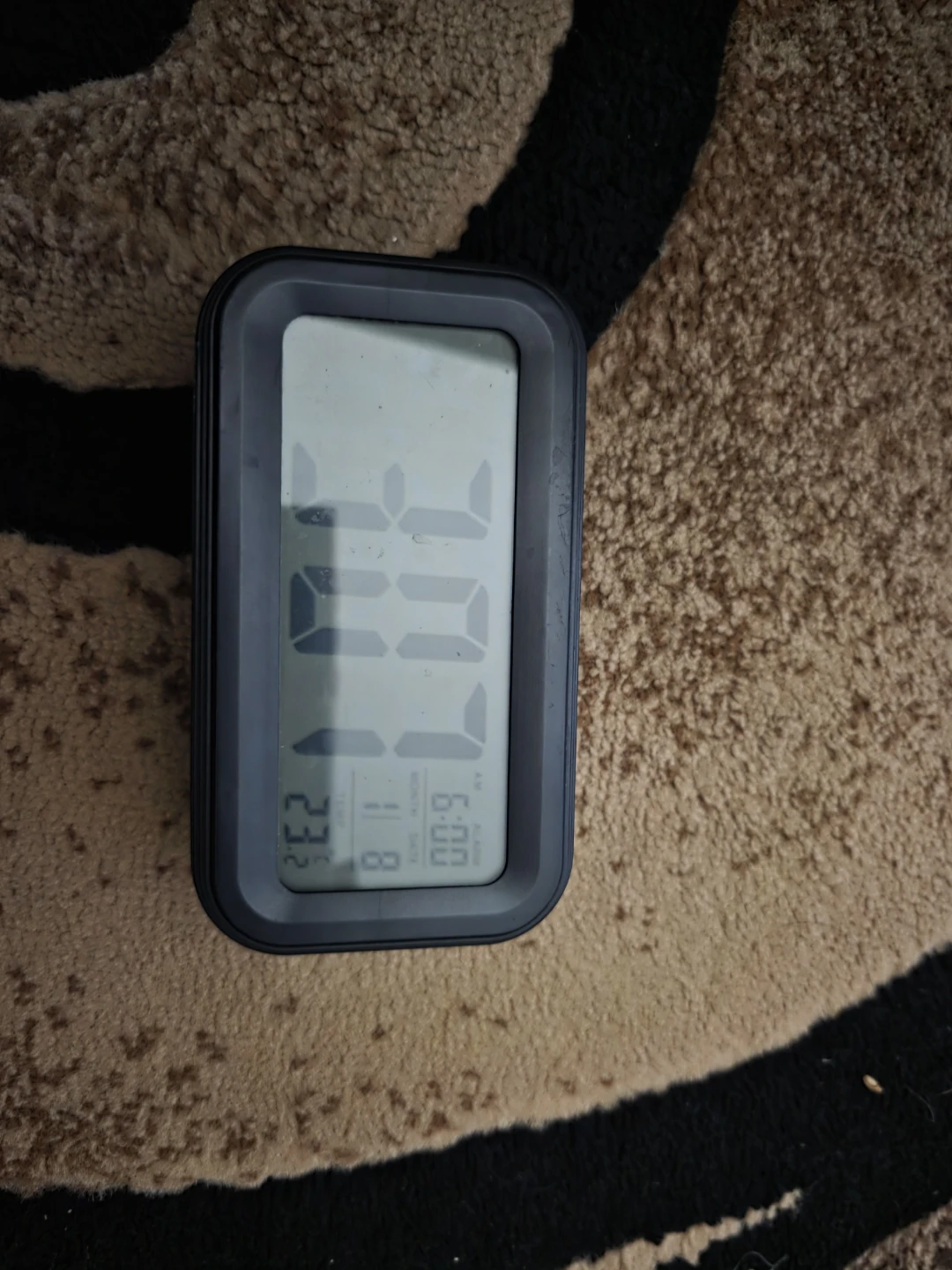 Digital LCD Alarm Clock