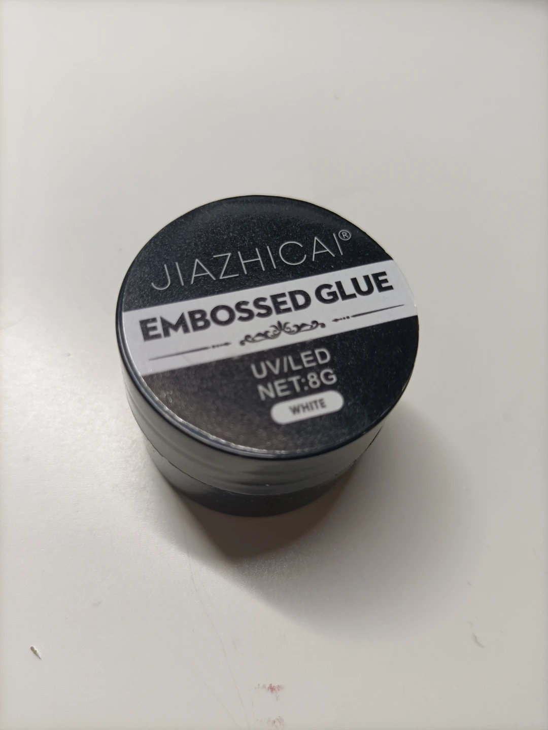 🏈JIAZHICAI Embossed Glue White
