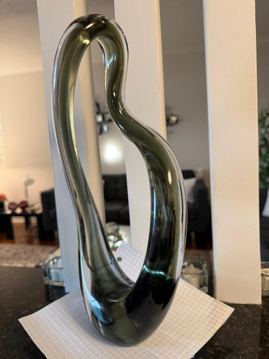 Abstract Glass Sculpture - photo 3
