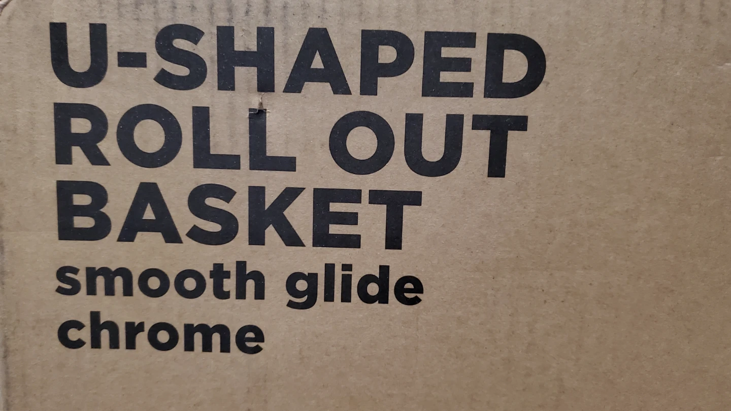 Home Zone Kitchen U-Shaped Roll Out Basket - photo 3