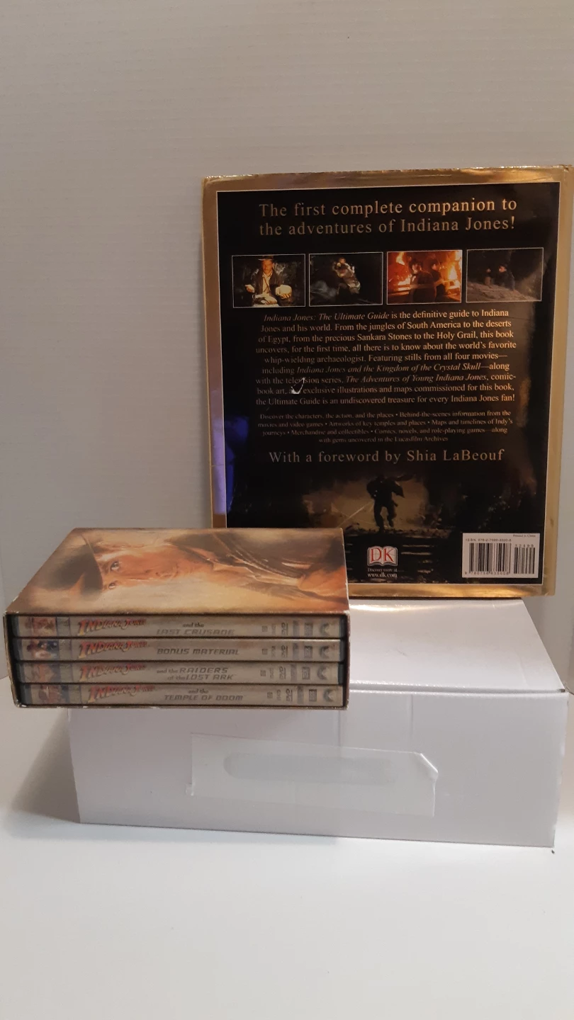 Indiana Jones DVD Collection and Ultimate Guide Book - photo 2