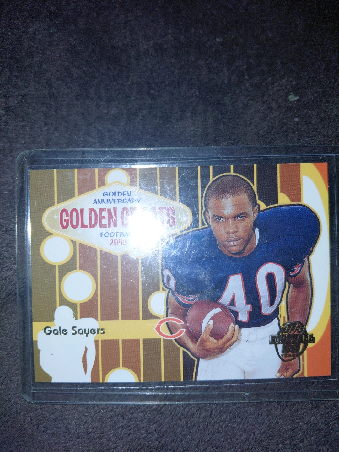 2005 Gale Sayers Golden Anniversary Football Card