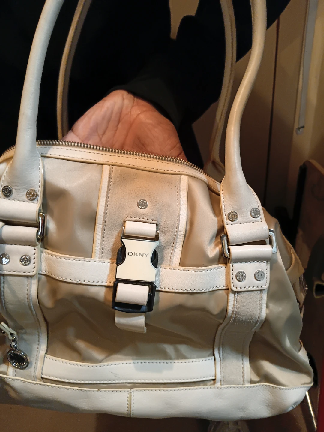 DKNY Cream Shoulder Bag