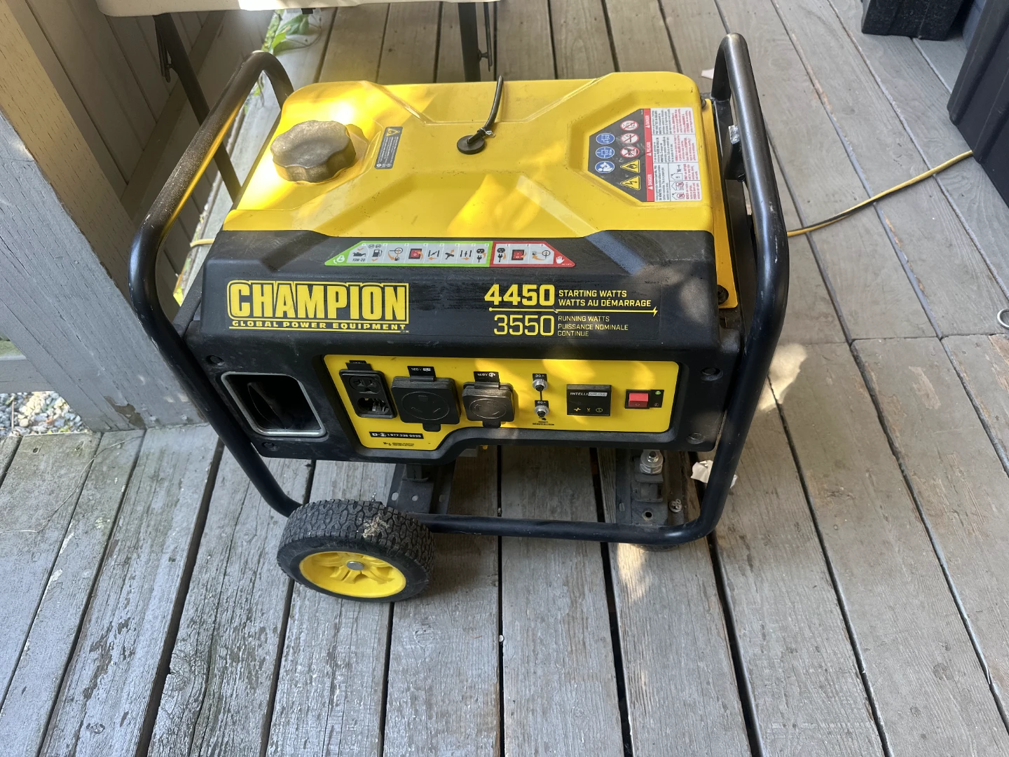 Champion 4450 Starting Watts Generator