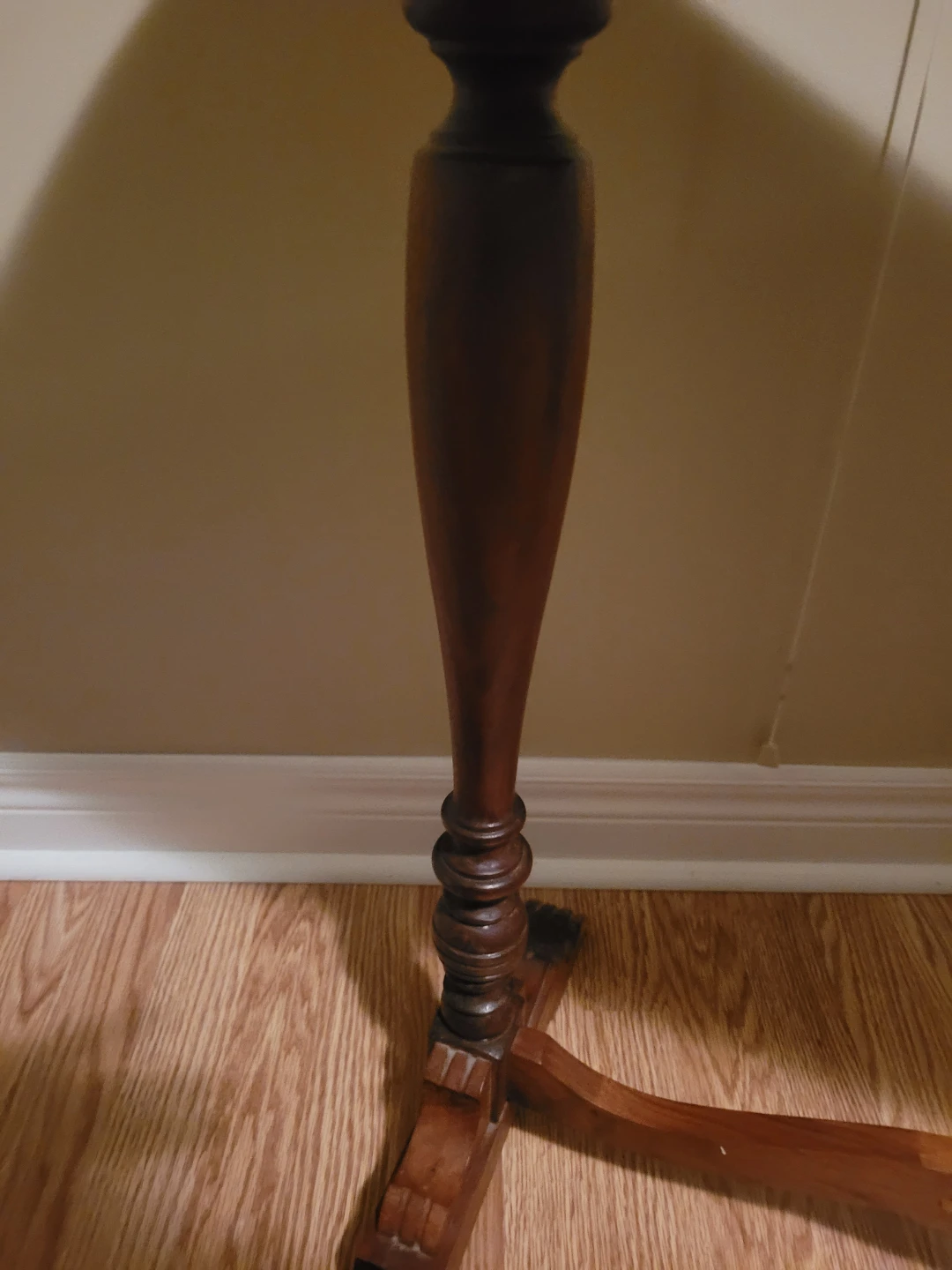 Wood console table