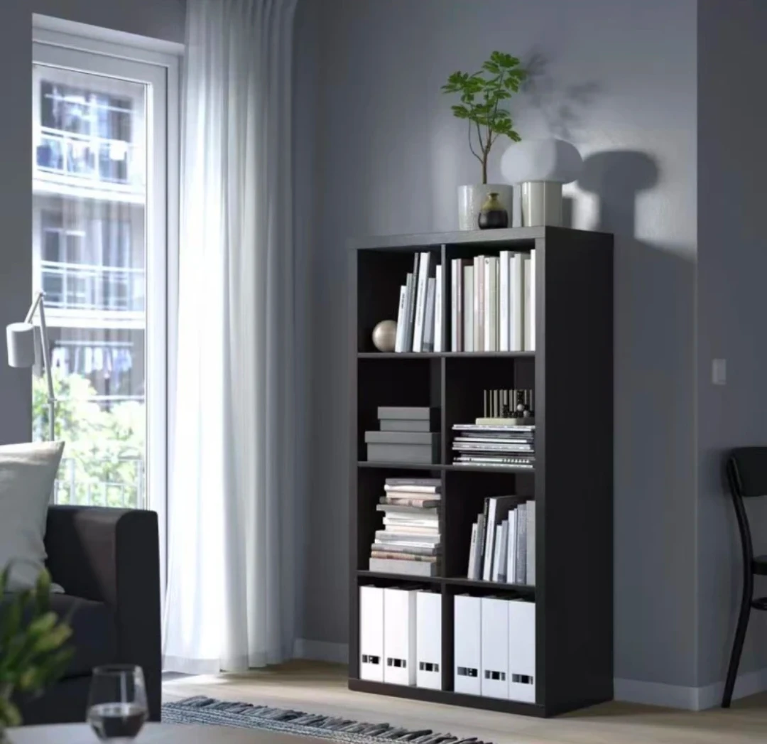 IKEA KALLAX Shelving Unit Black-Brown - photo 2
