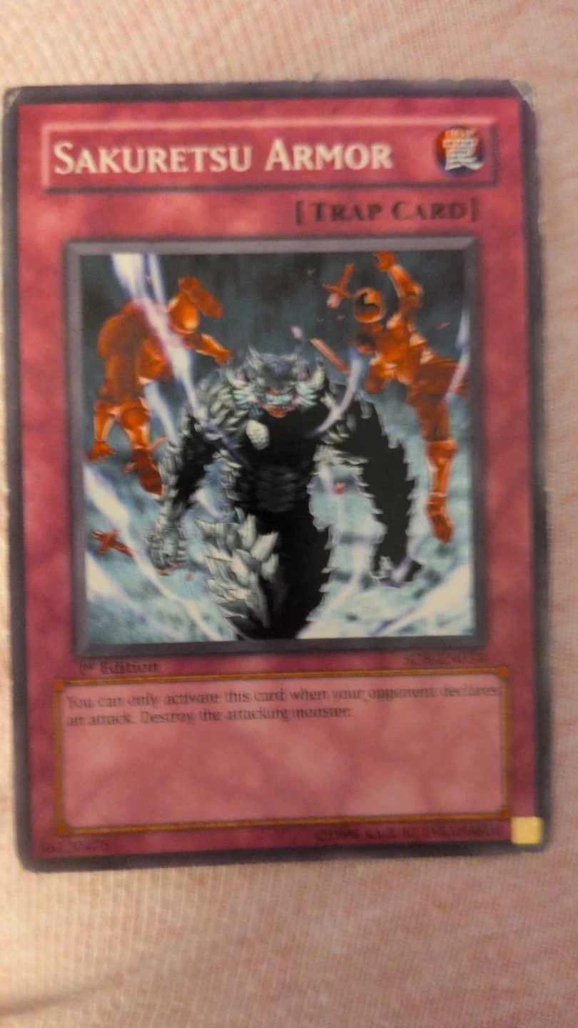 Sakuretsu Armor Yu-Gi-Oh! Trap Card