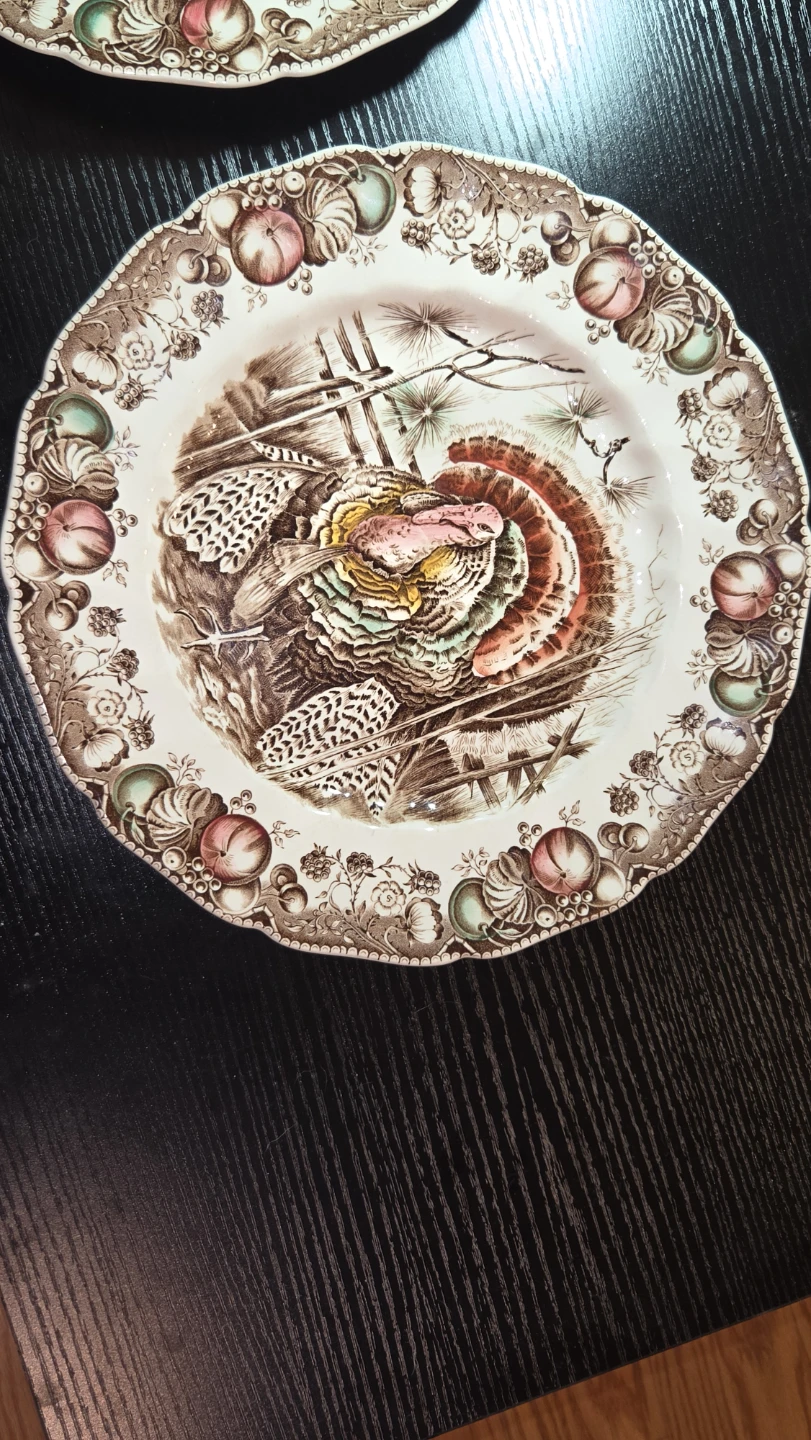 Johnson Bros His Majesty Turkey Plates - photo 4