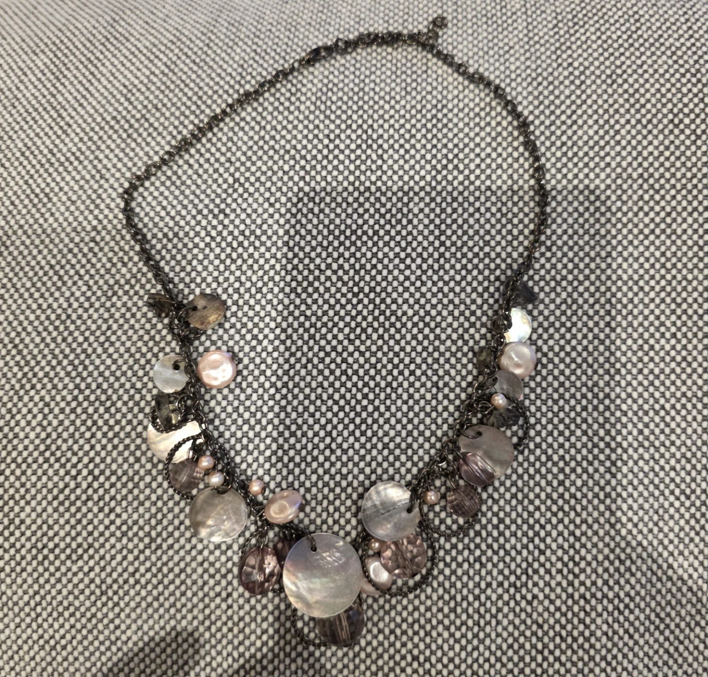 Statement Necklace with Shells and Beads