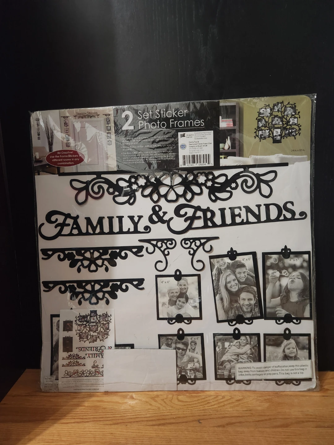 2-Piece Sticker Photo Frame Set