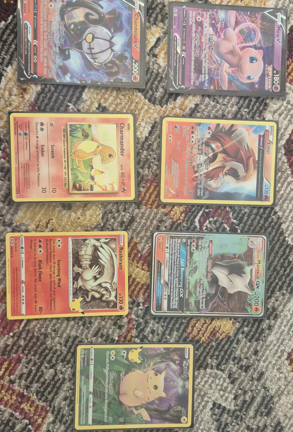 Assorted Pokemon Trading Cards Set