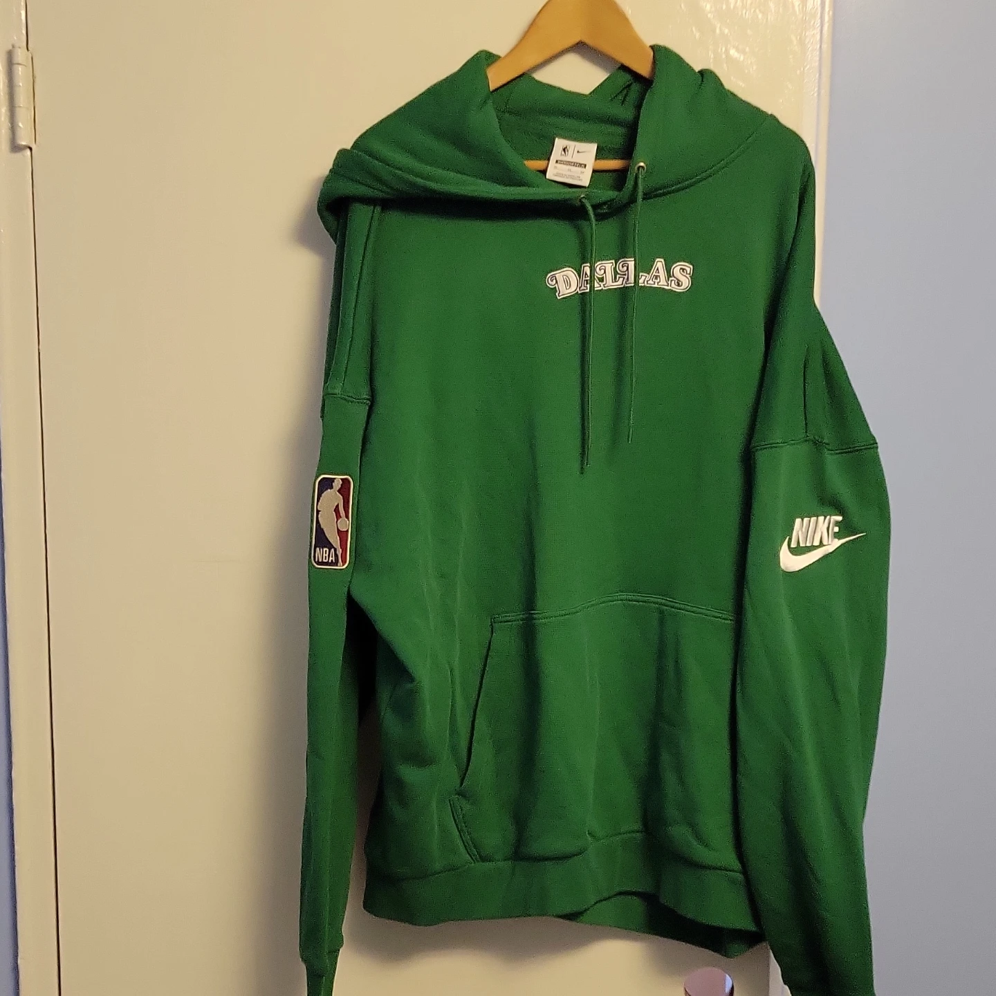 Nike Dallas NBA Oversized Hoodie Green XL - photo 3